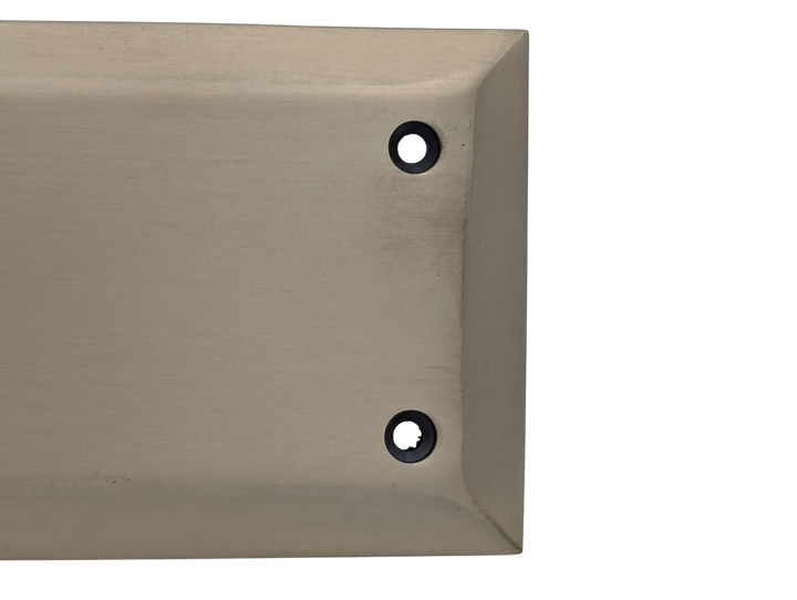 10 Inch Quaker Style Push Plate (Antique Brass Finish)