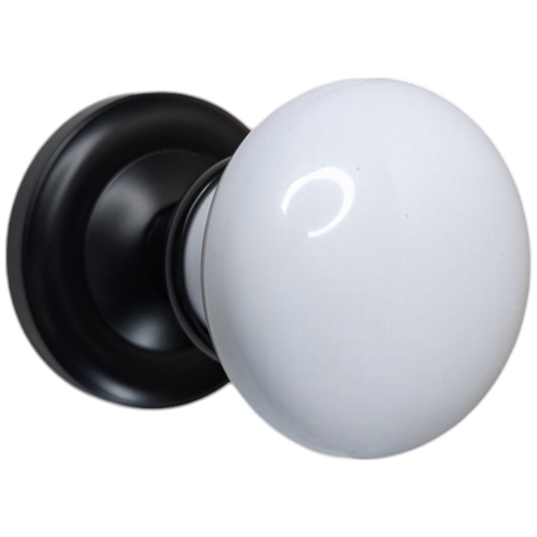  Magnifique™ Classic Door Set with White Porcelain Knobs (Several Finishes Available)