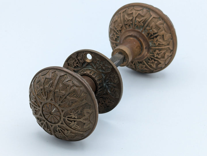 ##Antique Hardware## Antique Sargent & Co. Door Knob (Original Antique Bronze)