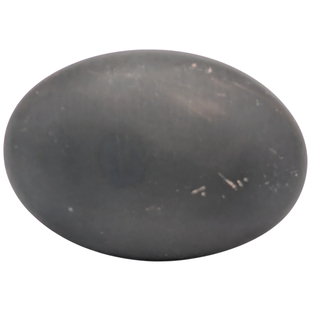 Open Box Sale Item Solid Brass Egg Door Knobs Spare Set with Spindle (Black Bronze Finish)