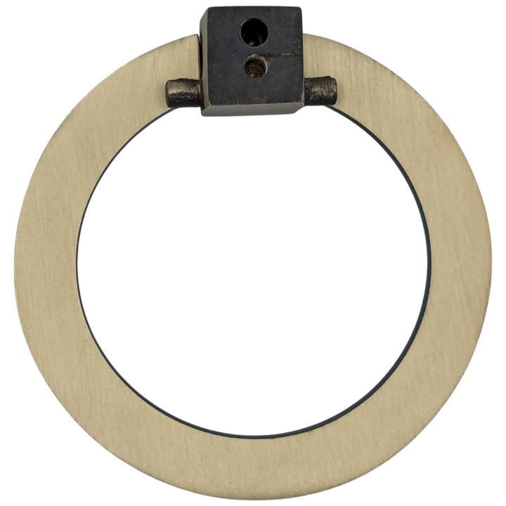 3 Inch Mission Style Solid Brass Drawer Ring Pull (Antique Brass Available)