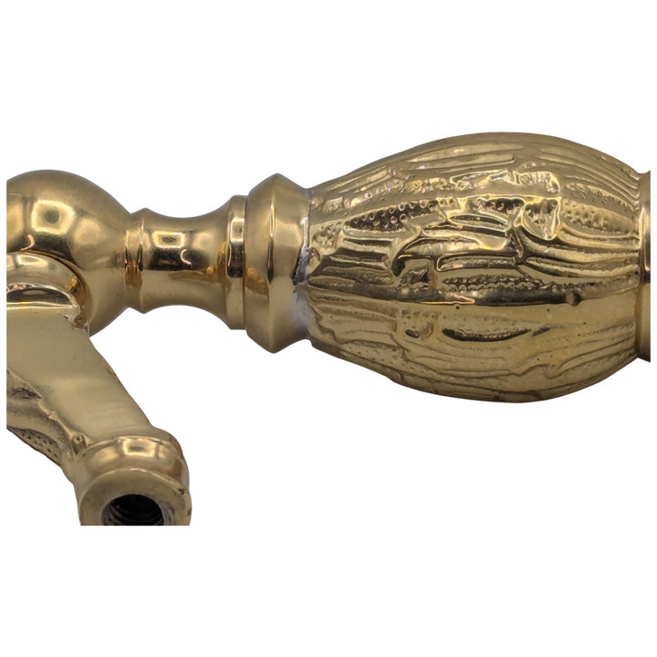 10 Inch Solid Brass Large Victorian Cabinet & Furniture Pull (Polished Brass Finish)