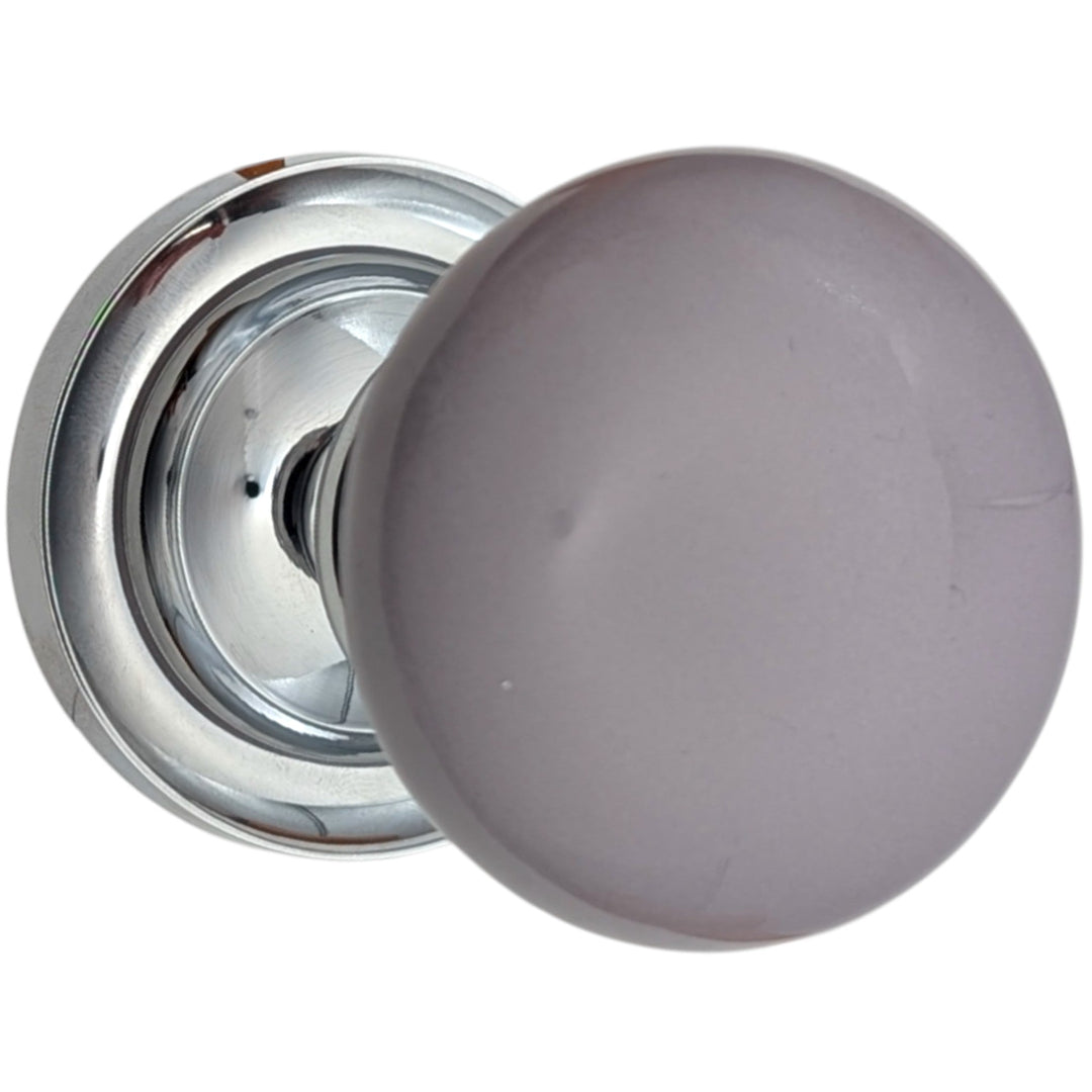 Magnifique® Classic Door Set with Gray Porcelain Knobs (Several Finishes Available)