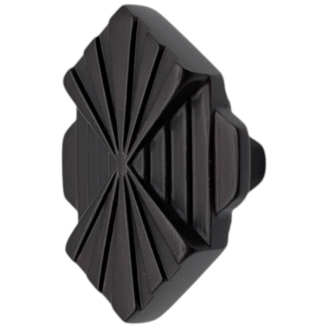 1 1/2 inch Moderne Deco Cabinet Knob (Several Finishes Available)