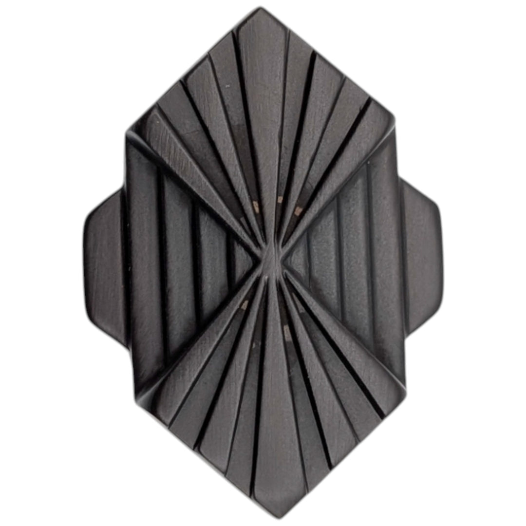 1 1/2 inch Moderne Deco Cabinet Knob (Several Finishes Available)