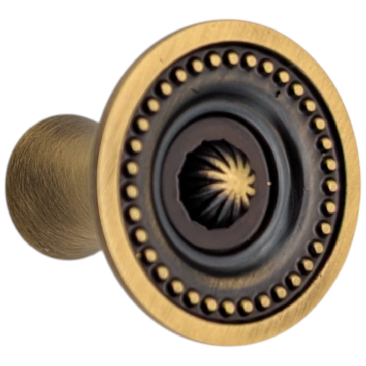 1 1/2 inch Beaded Imperial Cabinet Knob (Several Finishes Available)