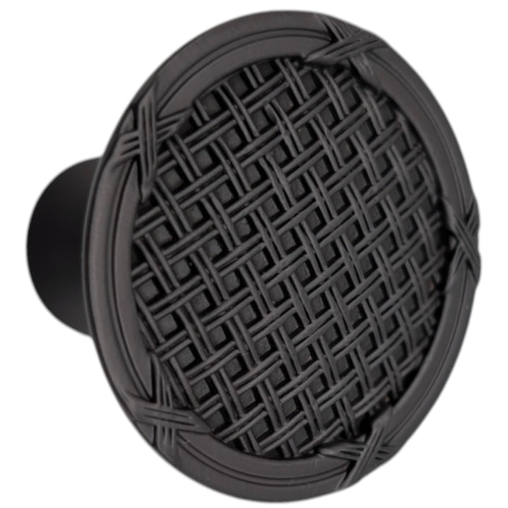 1 1/2 inch Ribbon & Reed Trellis Cabinet Knob (Several Finishes Available)