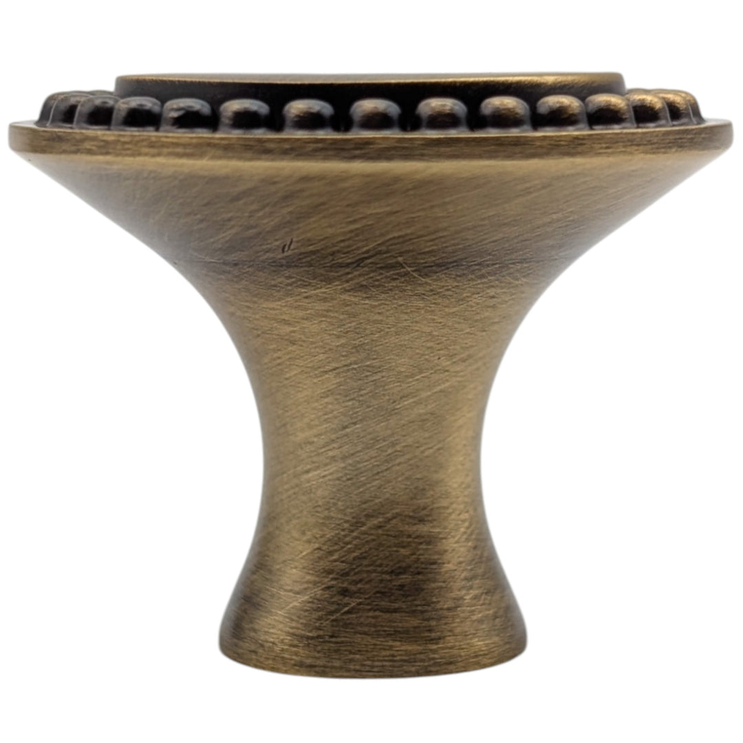 1 1/2 inch Beaded Signature Cabinet Knob (Several Finishes Available)
