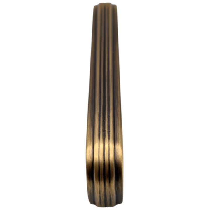 5 inch Overall (4.5 inch C-C) Moderne Deco Cabinet Pull (Several Finishes Available)