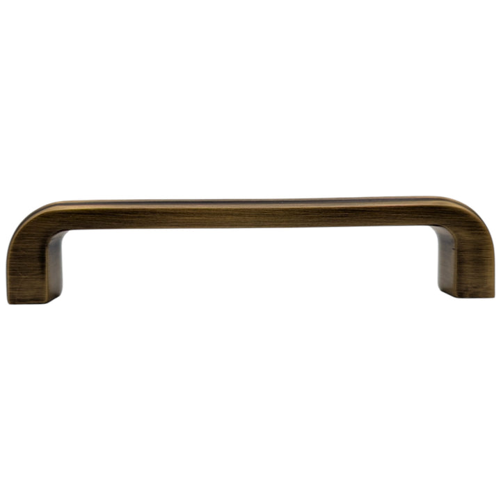 5 inch Overall (4.5 inch C-C) Moderne Deco Cabinet Pull (Several Finishes Available)