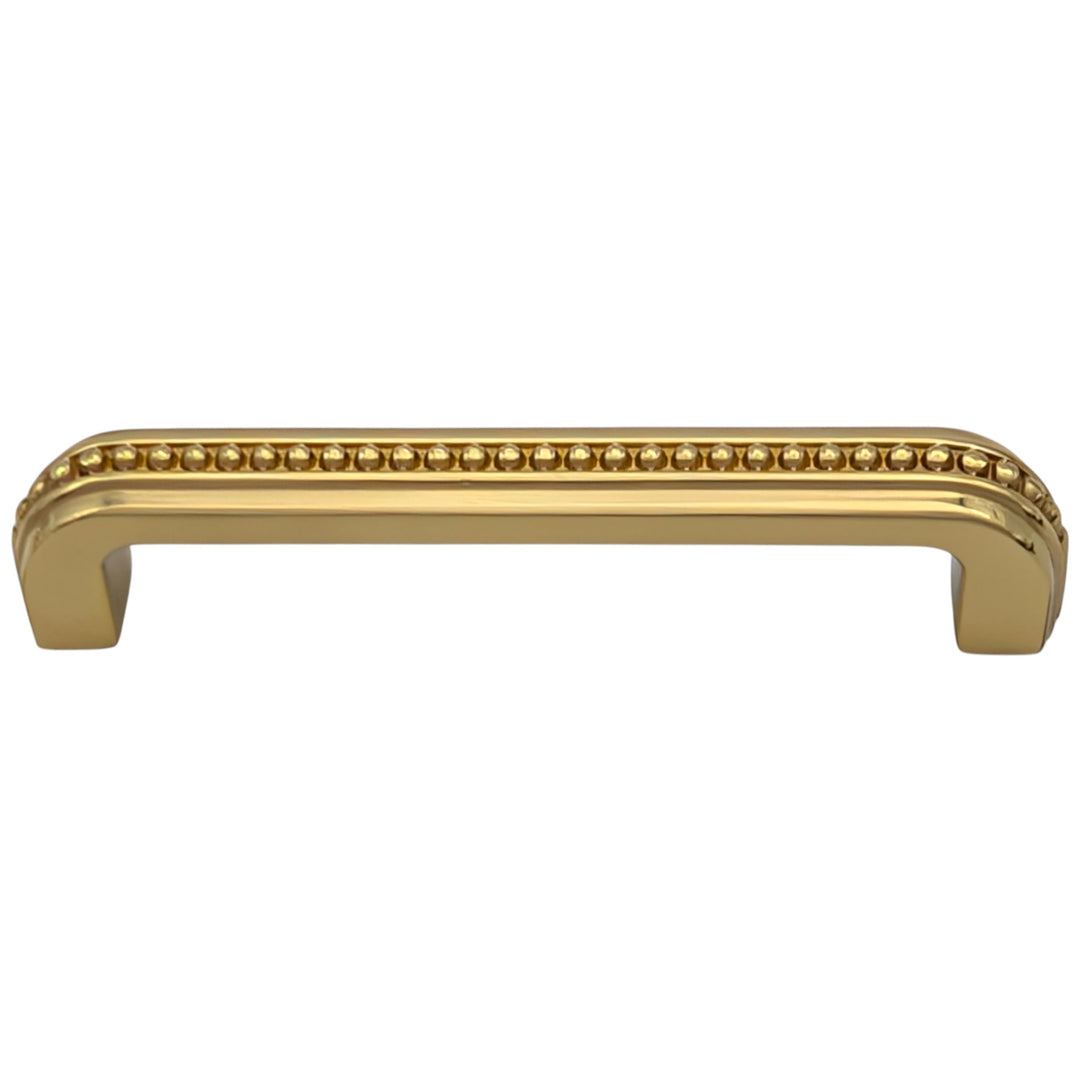 5 inch Overall (4.5 inch C-C) Beaded Signature Cabinet Pull (Several Finishes Available)