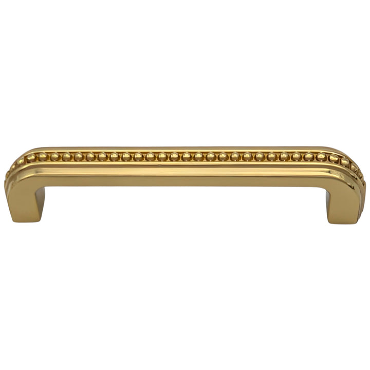 5 inch Overall (4.5 inch C-C) Beaded Signature Cabinet Pull (Several Finishes Available)