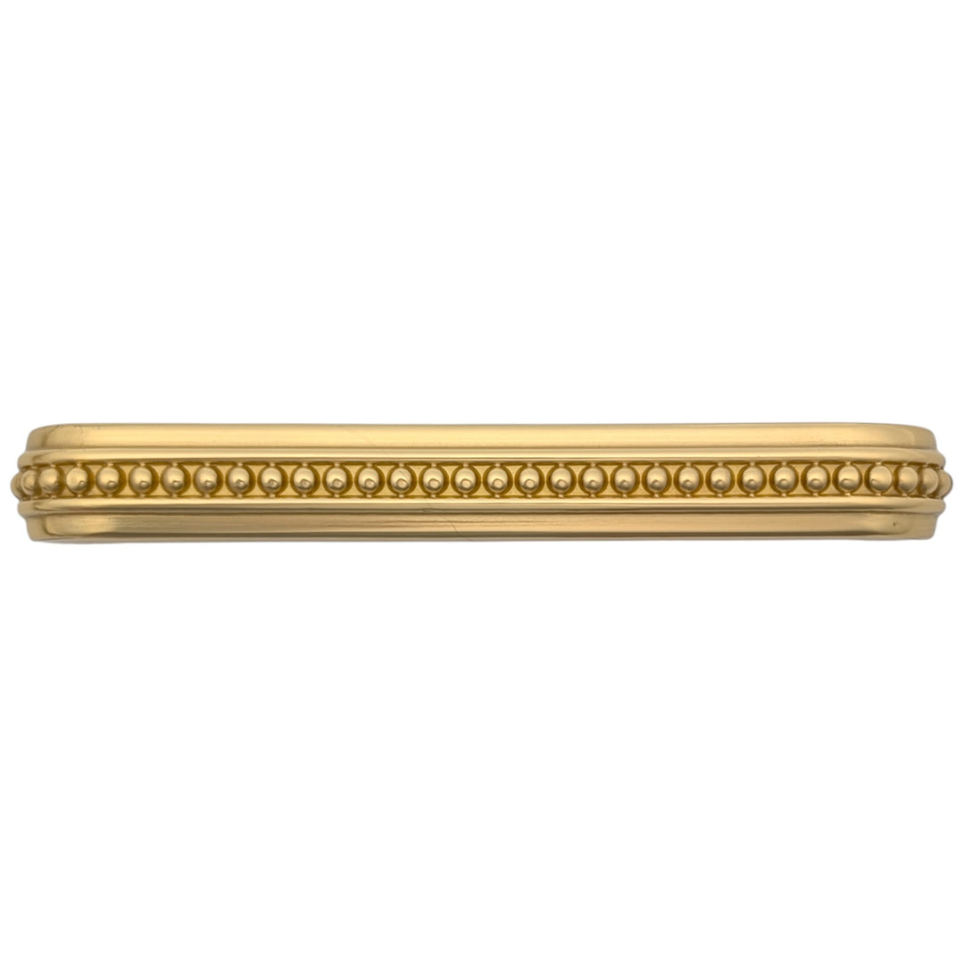 5 inch Overall (4.5 inch C-C) Beaded Signature Cabinet Pull (Several Finishes Available)