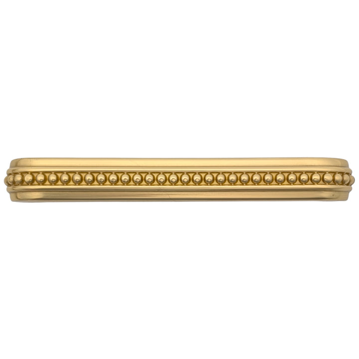 5 inch Overall (4.5 inch C-C) Beaded Signature Cabinet Pull (Several Finishes Available)