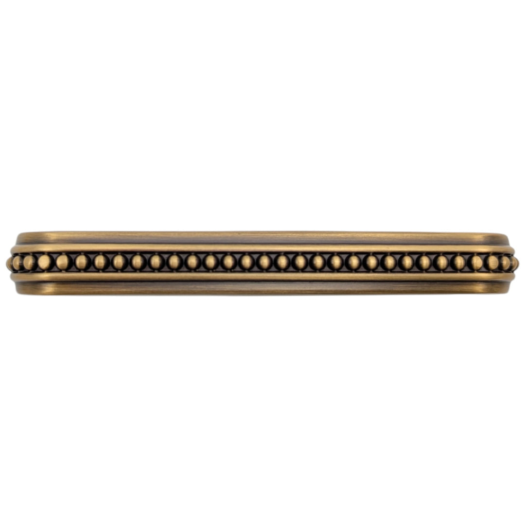 5 inch Overall (4.5 inch C-C) Beaded Signature Cabinet Pull (Several Finishes Available)