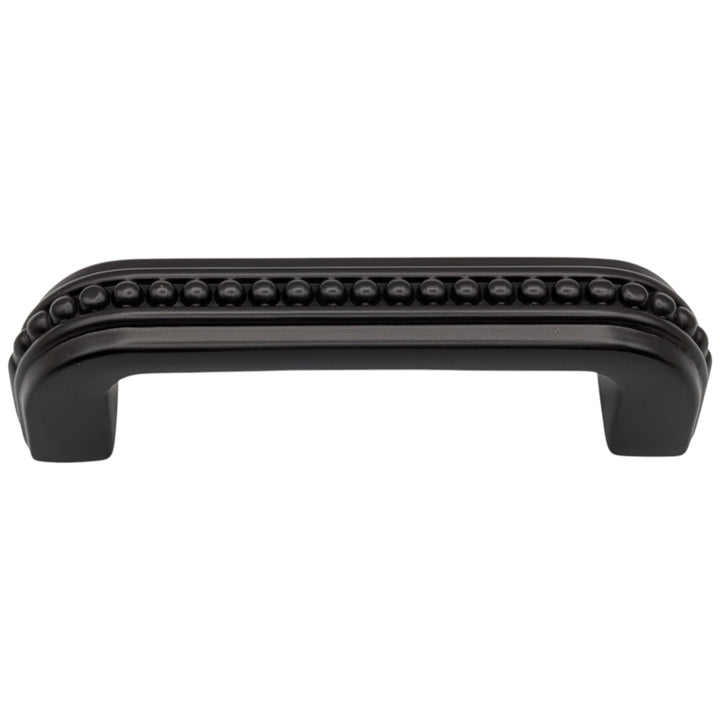 3 1/2 inch Overall (3 inch C-C) Beaded Signature Cabinet Pull (Several Finishes Available)