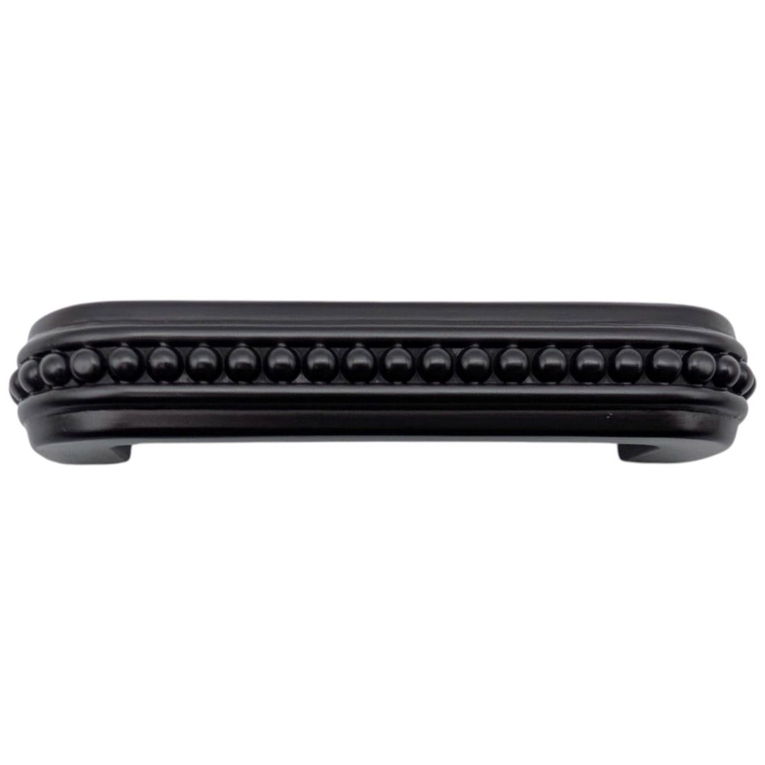 3 1/2 inch Overall (3 inch C-C) Beaded Signature Cabinet Pull (Several Finishes Available)