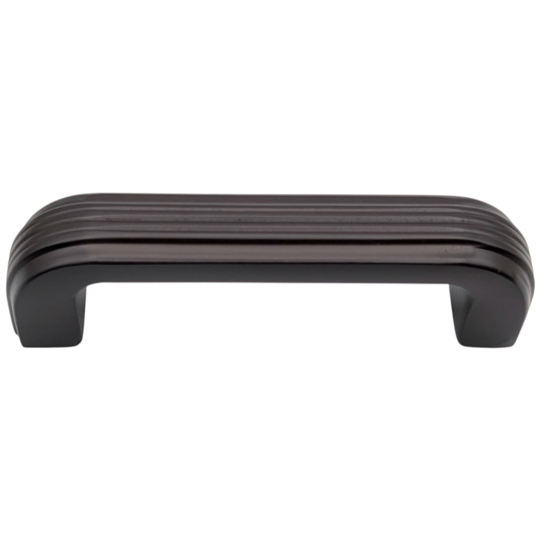 3 1/2 inch Overall (3 inch C-C) Moderne Deco Cabinet Pull (Several Finishes Available)