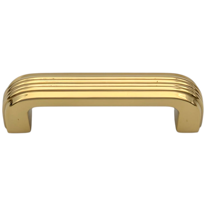 3 1/2 inch Overall (3 inch C-C) Moderne Deco Cabinet Pull (Several Finishes Available)