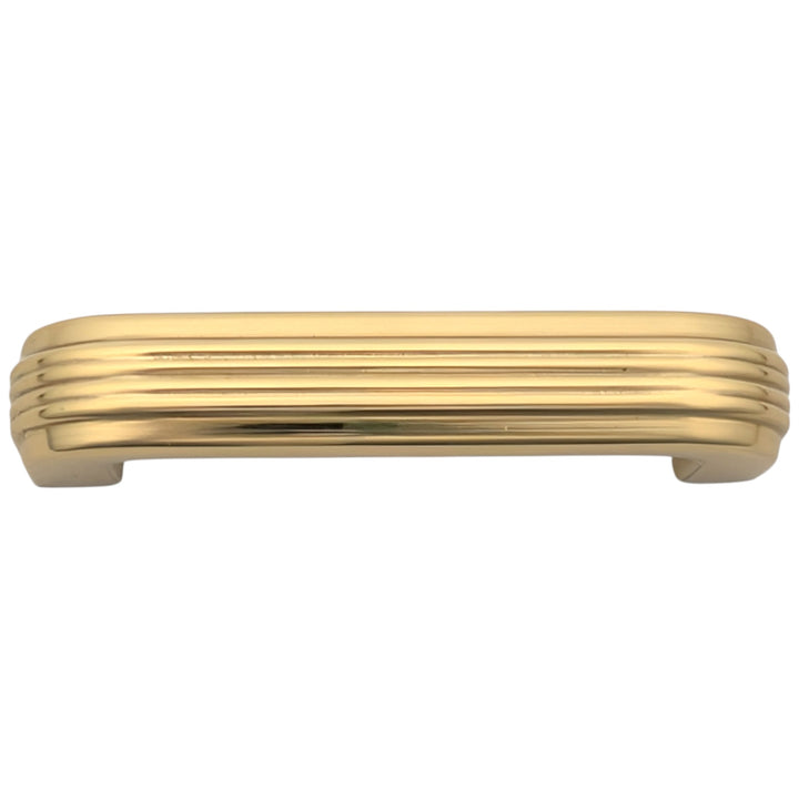 3 1/2 inch Overall (3 inch C-C) Moderne Deco Cabinet Pull (Several Finishes Available)