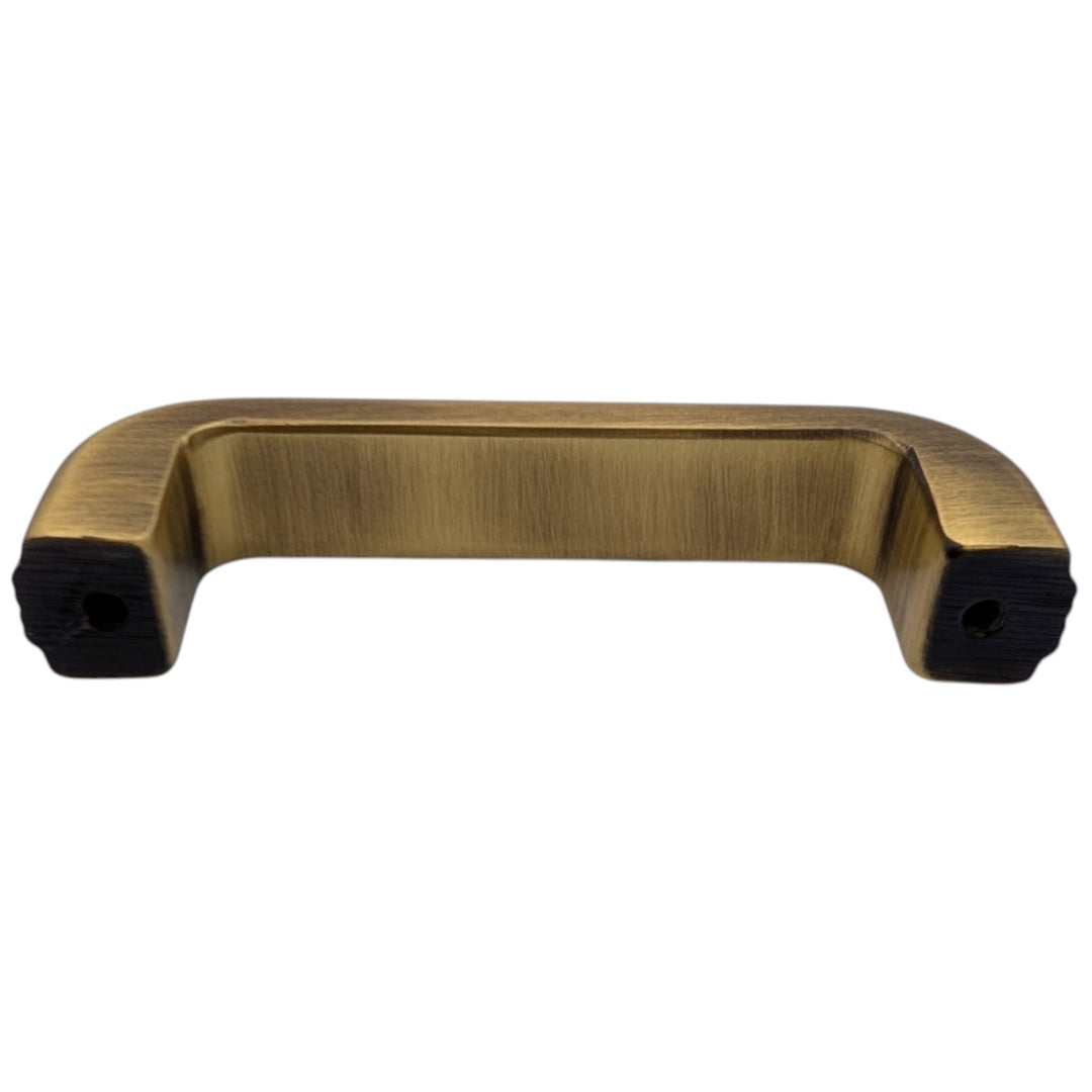 3 1/2 inch Overall (3 inch C-C) Moderne Deco Cabinet Pull (Several Finishes Available)