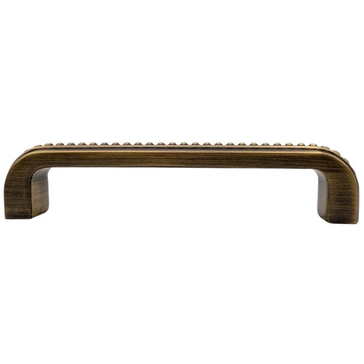 5 inch Overall (4.5 inch C-C) Beaded Signature Cabinet Pull (Several Finishes Available)