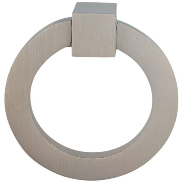 2 1/2 Inch Mission Style Solid Brass Drawer Ring Pull