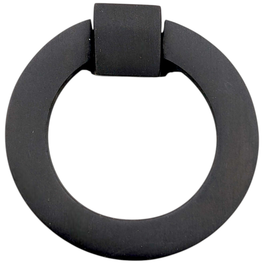 2 Inch Mission Style Solid Brass Drawer Ring Pull Hand Wrought