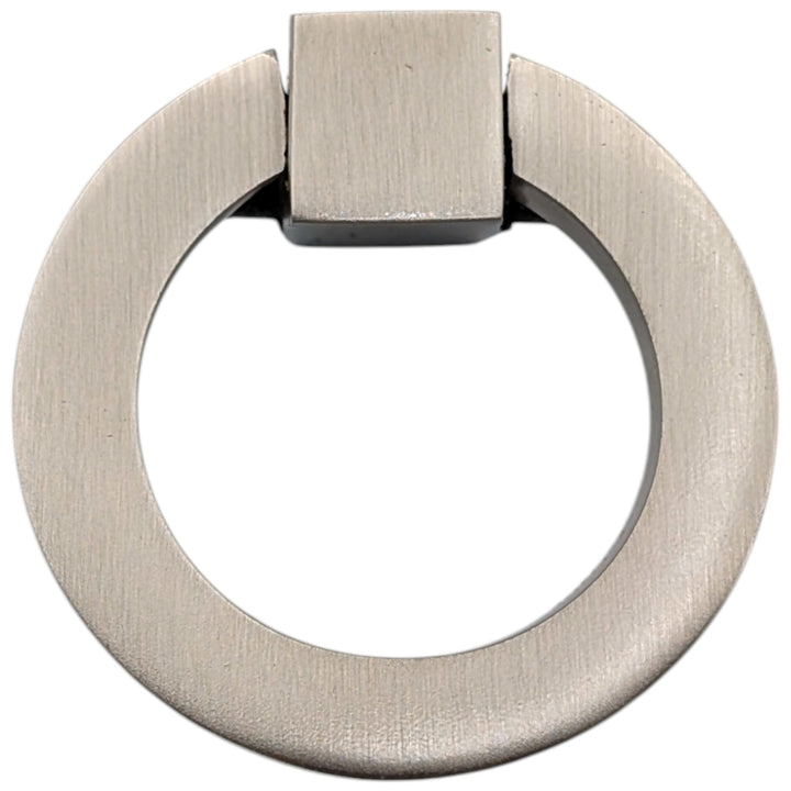 2 Inch Mission Style Solid Brass Drawer Ring Pull Hand Wrought