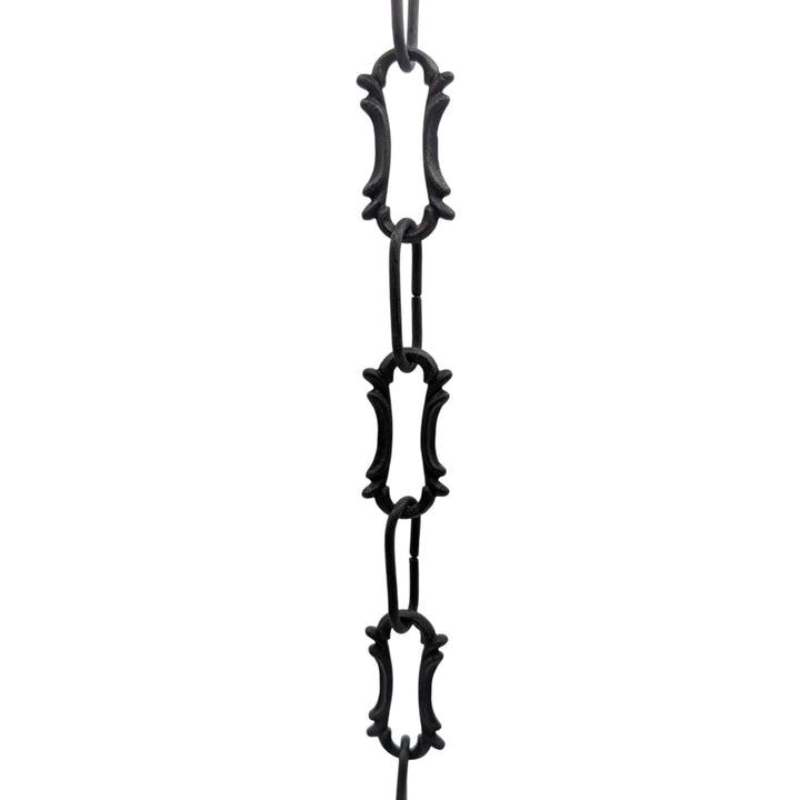 Solid Brass Fancy Link Chain (Several Finishes Available)