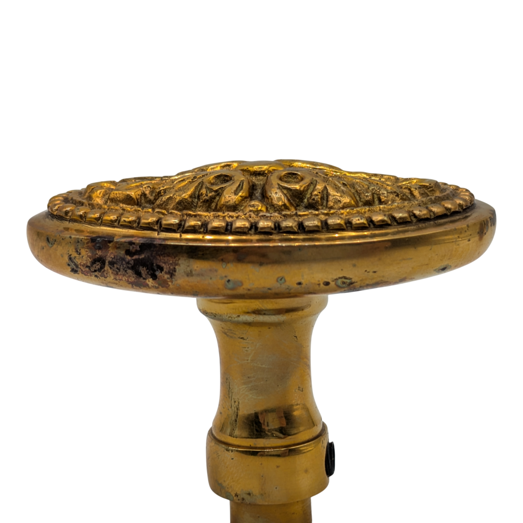 Open Box Item Avalon Oval Solid Brass Spare Door Knob (Polished Brass Finish)