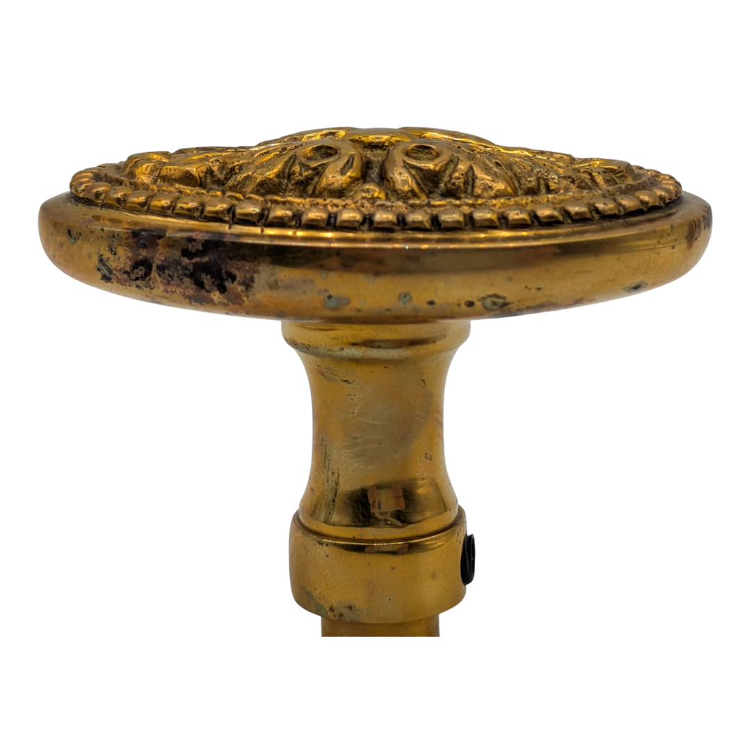 Open Box Item Avalon Oval Solid Brass Spare Door Knob (Polished Brass Finish)