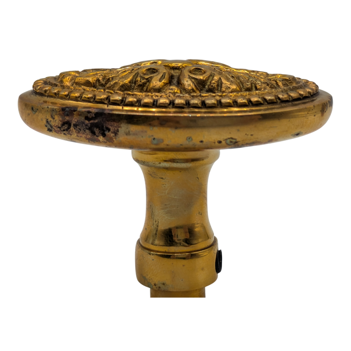 Open Box Item Avalon Oval Solid Brass Spare Door Knob (Polished Brass Finish)