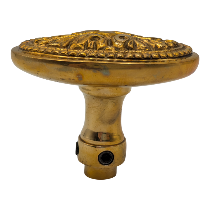 Open Box Item Avalon Oval Solid Brass Spare Door Knob (Polished Brass Finish)
