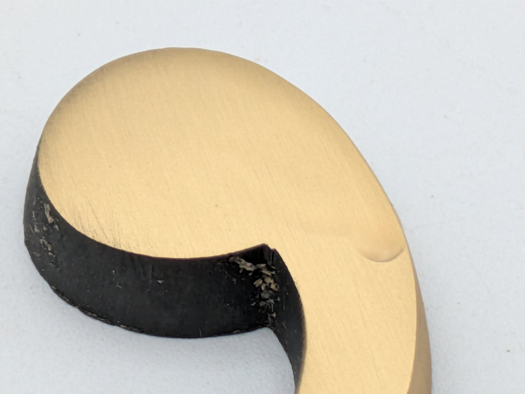 6 Inch Tall House Number 2 (Antique Brass Finish)