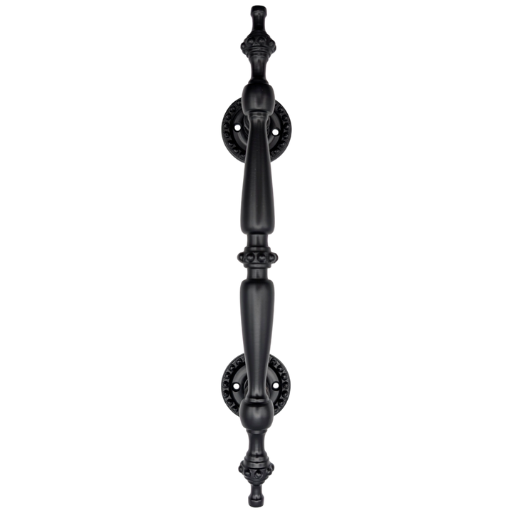 9 3/4 Inch Overall (6 Inch C-C) Solid Brass Beaded Style Handle (Several Finishes Available)