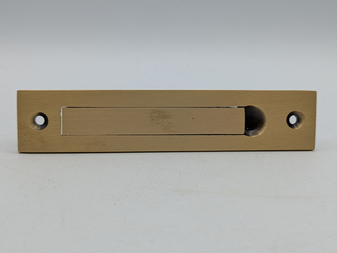 Open Box Traditional Rectangular Pocket Door Set (Antique Brass Finish)