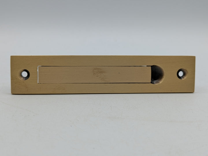 Open Box Traditional Rectangular Pocket Door Set (Antique Brass Finish)