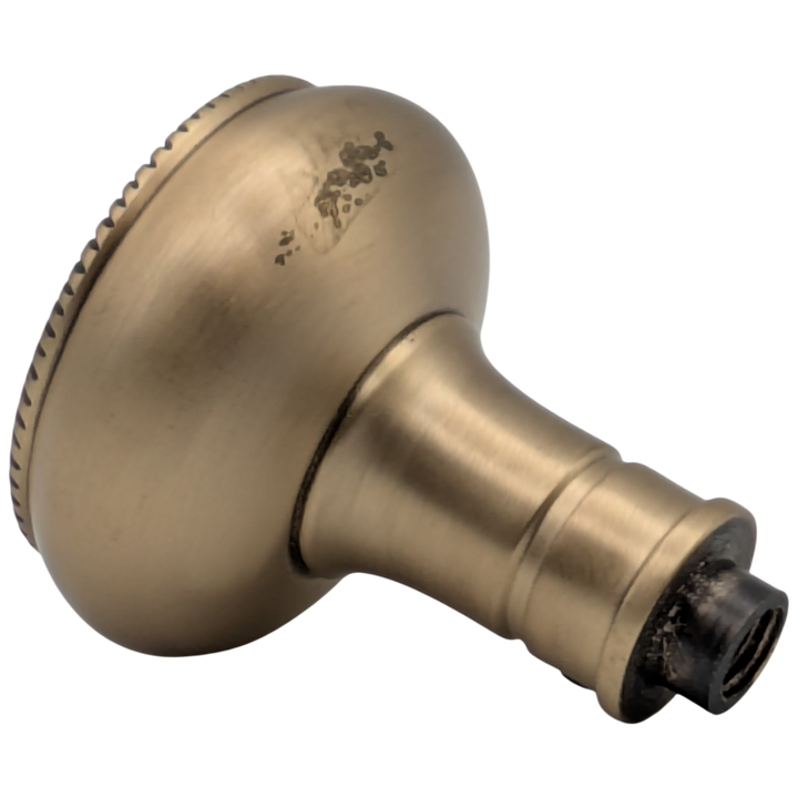 Georgian Roped Solid Brass Spare Door Knob (Antique Brass Finish)