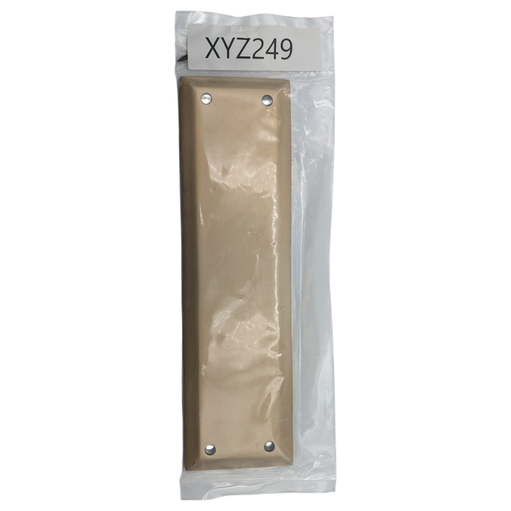10 Inch Quaker Style Push Plate (Antique Brass Finish)