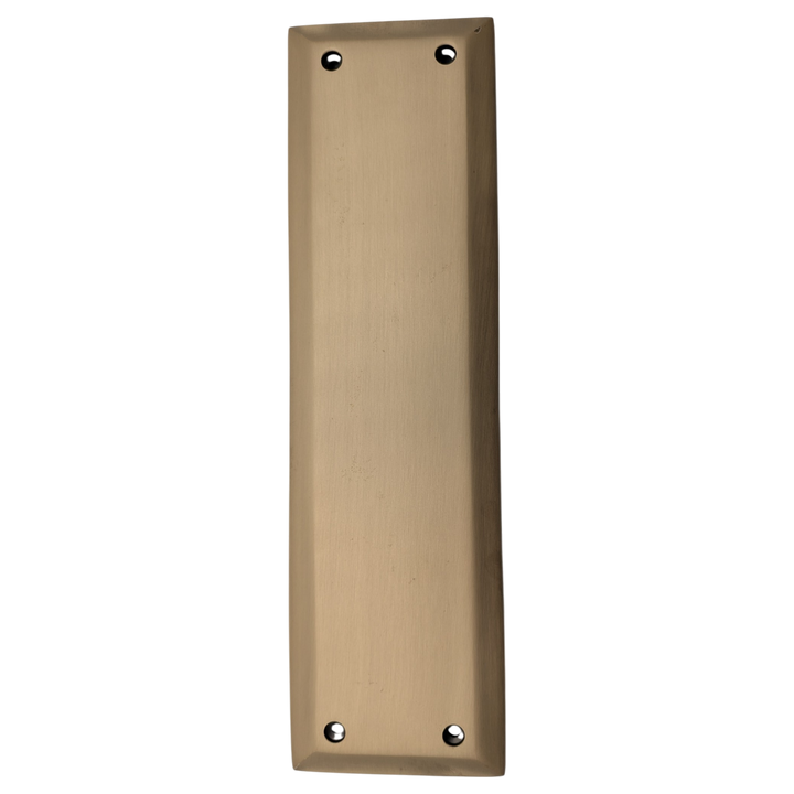 10 Inch Quaker Style Push Plate (Antique Brass Finish)