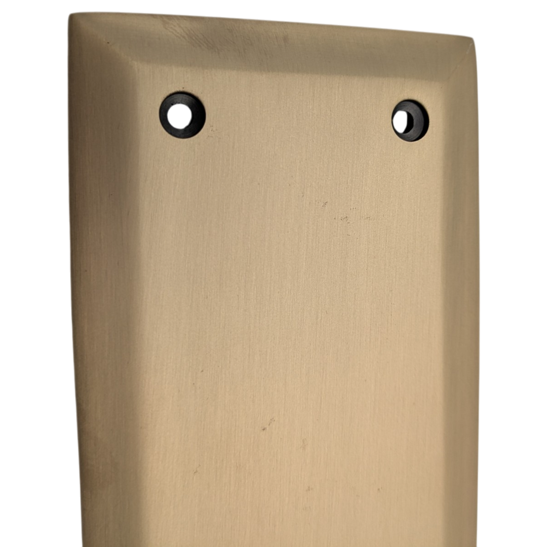 10 Inch Quaker Style Push Plate (Antique Brass Finish)