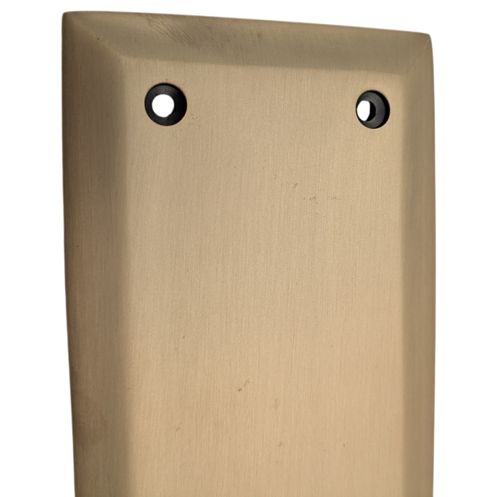 10 Inch Quaker Style Push Plate (Antique Brass Finish)