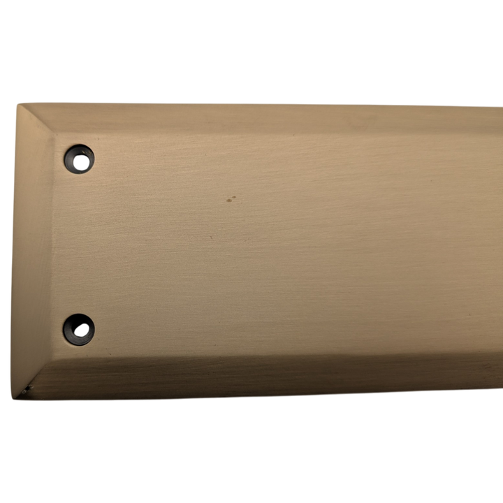 10 Inch Quaker Style Push Plate (Antique Brass Finish)