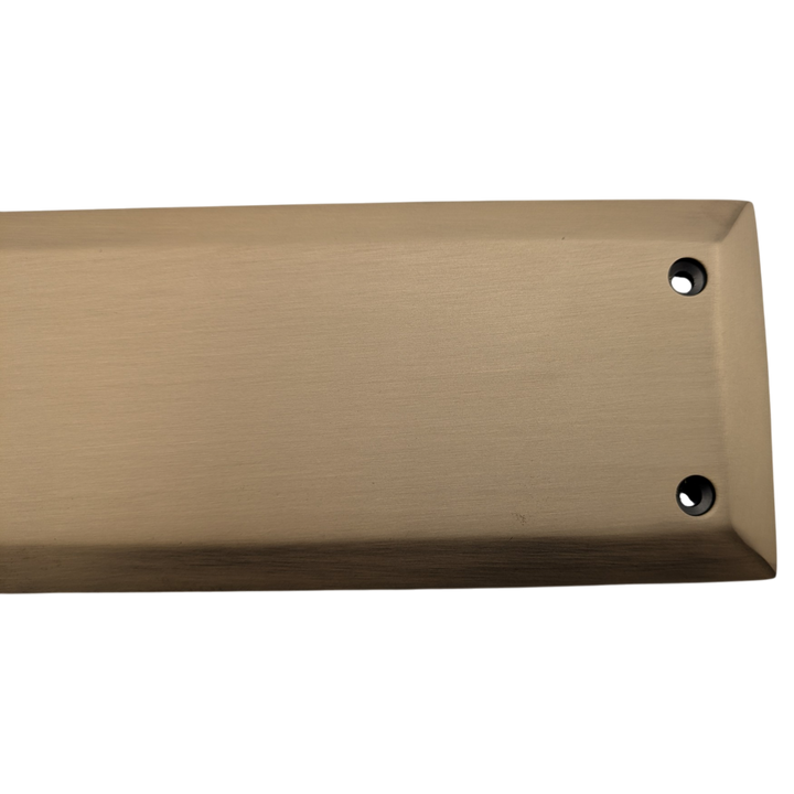 10 Inch Quaker Style Push Plate (Antique Brass Finish)