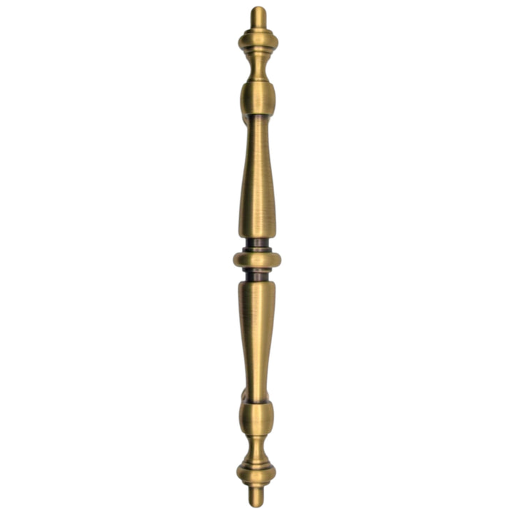9 1/2 Inch Overall (5 3/4 Inch C-C) Solid Brass Classic Pull Georgian Roped (Several Finishes Available)