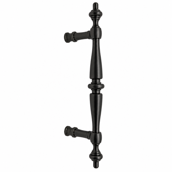 9 1/2 Inch Overall (5 3/4 Inch C-C) Solid Brass Classic Pull Georgian Roped (Several Finishes Available)