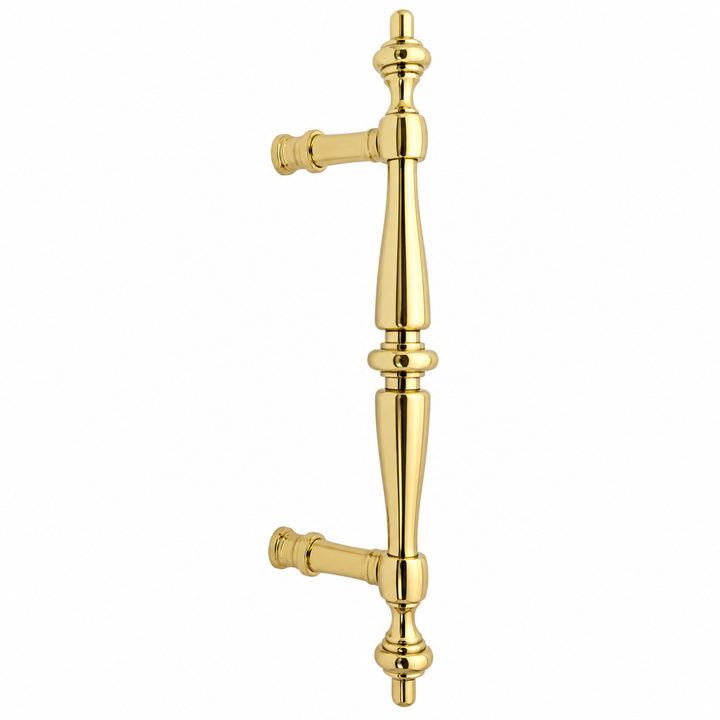 9 1/2 Inch Overall (5 3/4 Inch C-C) Solid Brass Classic Pull Georgian Roped (Several Finishes Available)