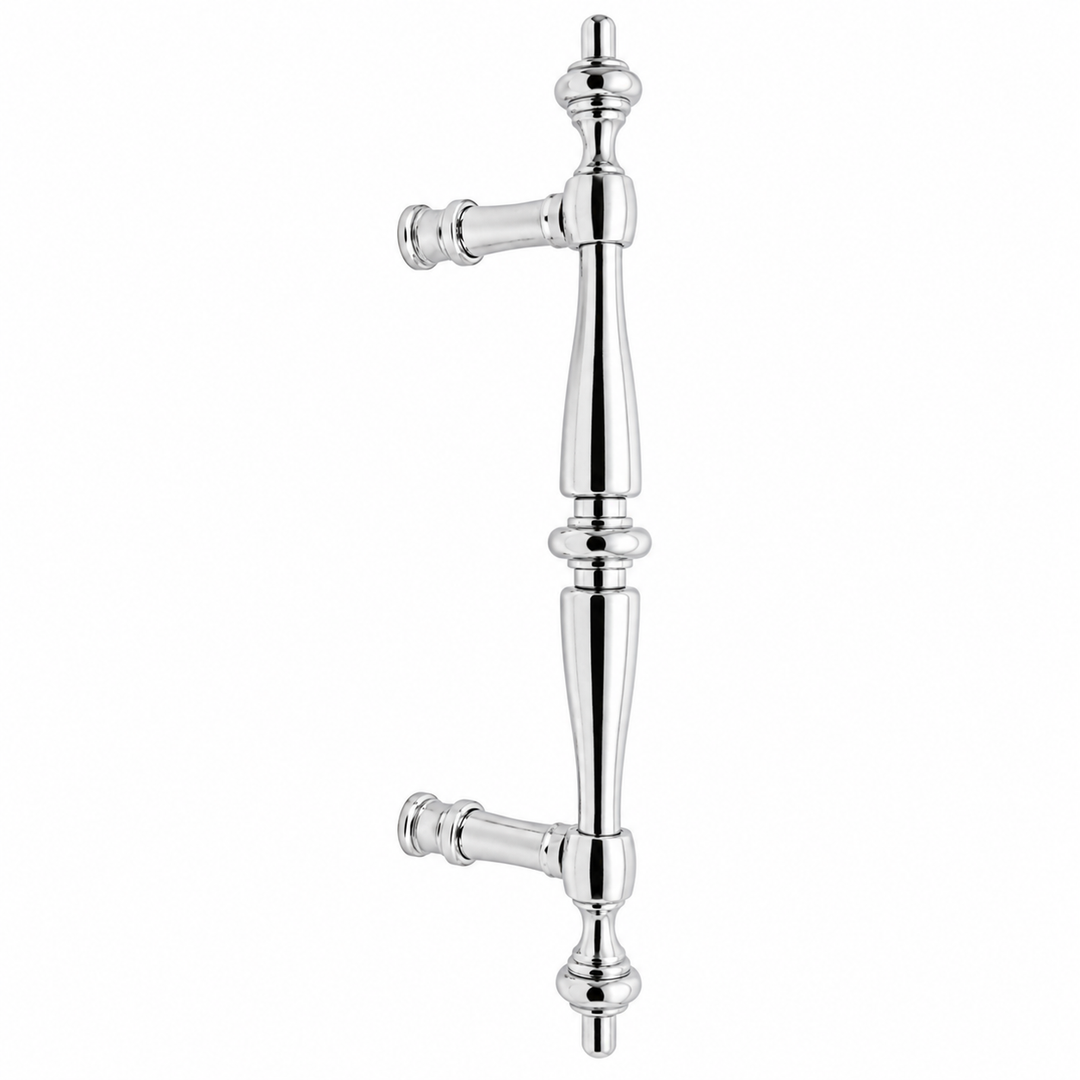 9 1/2 Inch Overall (5 3/4 Inch C-C) Solid Brass Classic Pull Georgian Roped (Several Finishes Available)