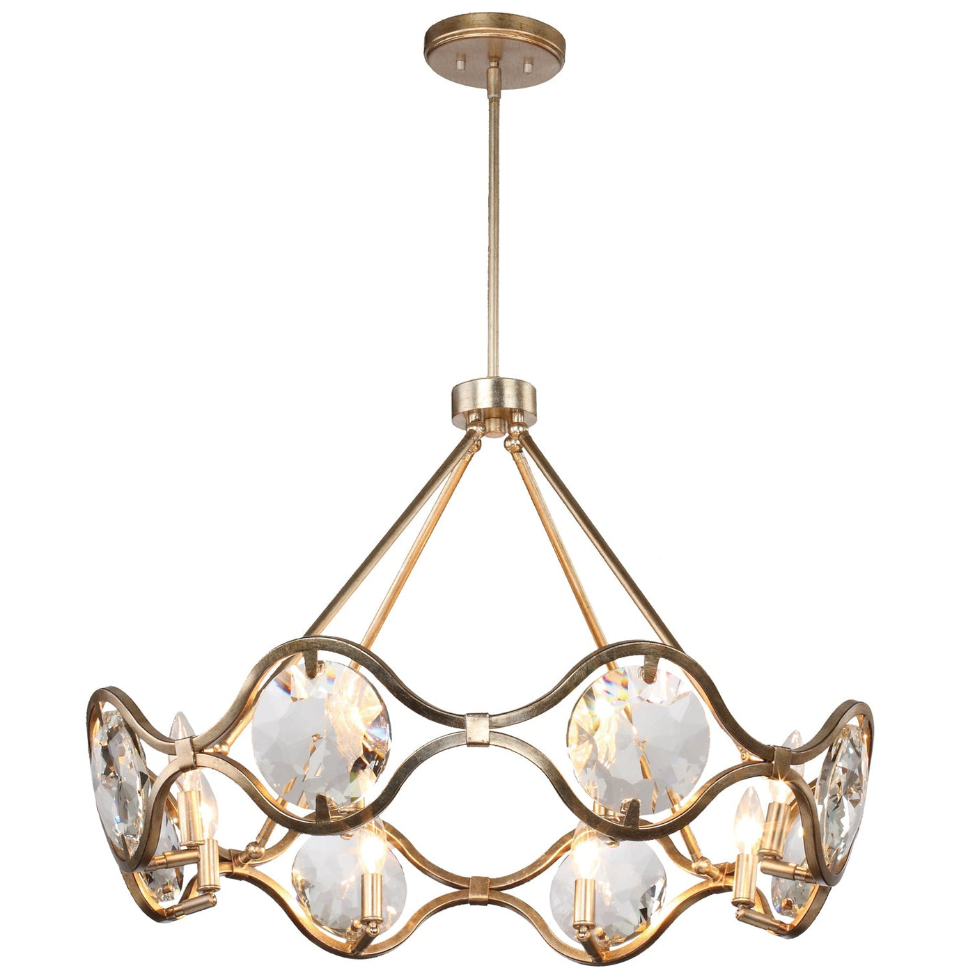 ##Antique Hardware## Quincy 8 Light Distressed Twilight Chandelier